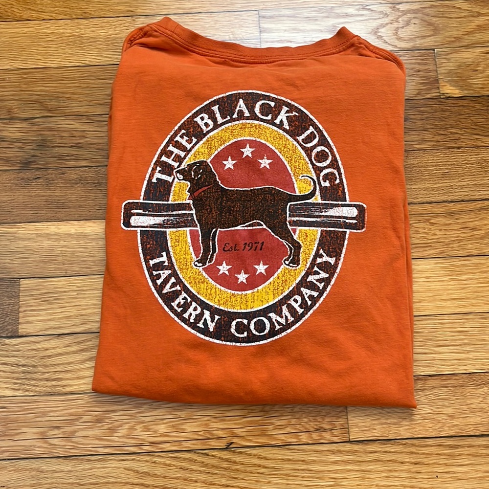 Men’s Black Dog T Shirt